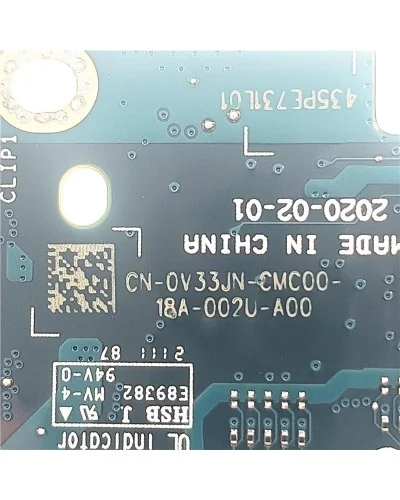 Scheda I/O USB 0V33JN LS-K793P per Dell Alienware M15 R5 - Bismatic.com