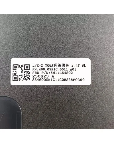 Coque arrière écran 5M11L64892 460.0SK1C.0011 pour Lenovo ThinkPad L13 Yoga Gen 4 (21FJ 21FK) - Bismatic.com