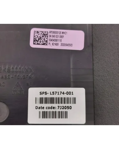 Top LCD back cover L57174-001 AP2K8000120 for HP Pavilion 15-DK 15T-DK TPN-C141 - Bismatic.com