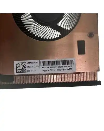 Ensemble dissipateur avec ventilateur N18M-Q3 01HY797 AT170003DT0 pour Lenovo ThinkPad P72 (20MB, 20MC) - Bismatic.com