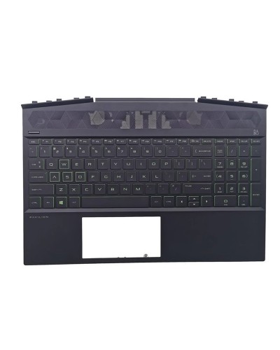 Coque superieur touchpad avec clavier Version US L57593-001 AP2K8000310 pour HP Pavilion 15-DK 15T-DK TPN-C141