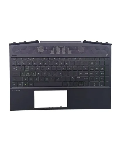 Palmrest upper cover with US version keyboard L57593-001 AP2K8000310 for HP Pavilion 15-DK 15T-DK TPN-C141