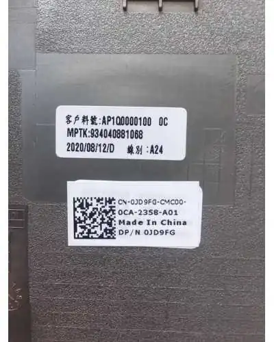 Scocca inferior 0JD9FG AP1Q0000100 per Dell Vostro 5568 - Bismatic.com