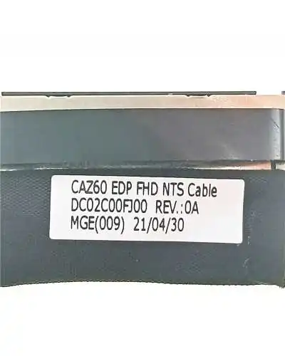 Câble nappe vidéo LVDS 02CJMN DC02C00FJ00 pour Dell XPS 13 9370 9380 - Bismatic.com