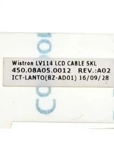 Cable flex video 450.08A05.0012 450.08A05.0001 450.08A05.0002 450.08A05.0003 450.08A05.0011 para Lenovo IdeaPad V110-14ISK V110-