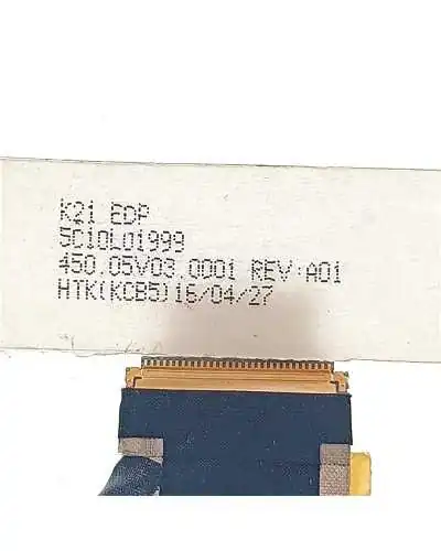 Cable flex video LVDS 5C01L01999 450.05V03.0001 para Lenovo K21 K21-80 K21-80-ISE K21-80-IFI K21-80-ITH - Bismatic.com