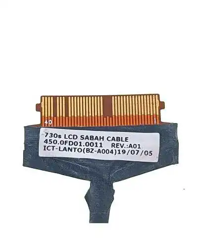 Cable flex video LVDS 5C10S73165 450.0FD01.0001 450.0FD01.0011 para Lenovo IdeaPad 730S-13IWL Yoga S730-13IWL