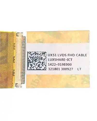 Câble nappe vidéo LVDS 1422-019E000 pour Asus Zenbook UX51V UX52A UX52V UX52VS - Bismatic.com