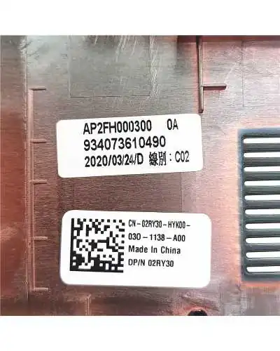 Scocca inferior 02RY30 AP2FH000300 per Dell Chromebook 11 3100 - Bismatic.com