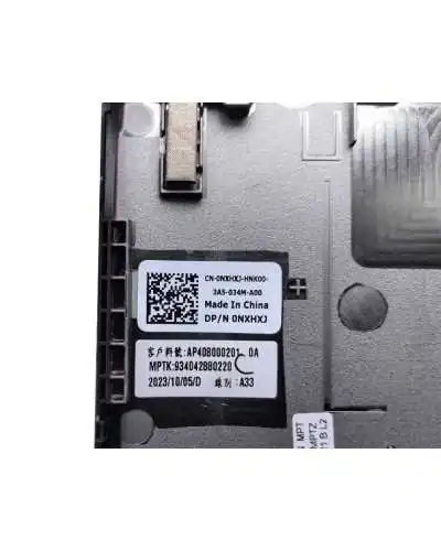 Coque couvercle inférieur 0NXHXJ AP408000201 pour Dell Precision 3480 M3480 - Bismatic.com