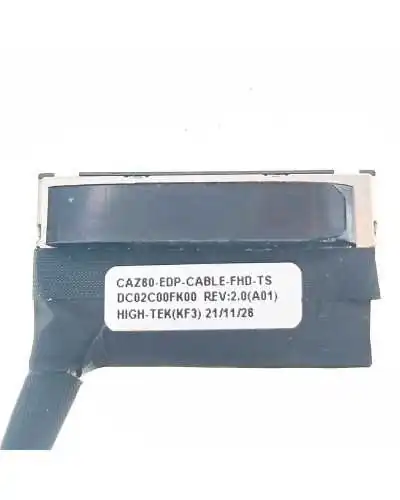 Câble nappe vidéo LVDS 0KJK1H DC02C00FK00 pour Dell XPS 13 9370 - Bismatic.com