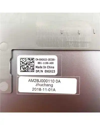 Coque couvercle inférieur 0XGX23 AM2BJ000110 pour Dell Inspiron 14 7486 - Bismatic.com