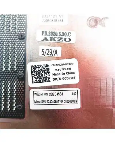 Carcasa base inferior 0CD2D4 para Dell Latitude 5300 2-en-1 - Bismatic.com