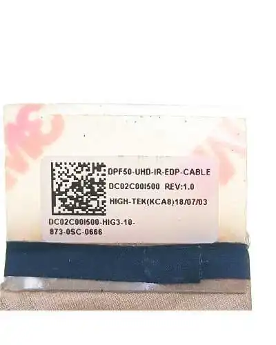 Cable flex video LVDS DC02C00I500 para HP Pavilion 15-CX TPN-C133 TPN-C134 - Bismatic.com