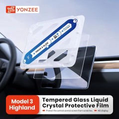 Tesla Model 3 2024 Tempered Glass Screen Protector (with installation tools) - Bismatic.com