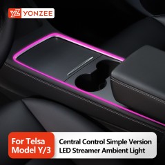 Tesla Model Y/3 (2021-2023) LED Ambient Light Strip for Center Console - Bismatic.com