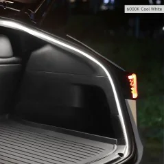 Bande LED de Coffre à Double Mode pour Tesla Model Y – Blanc Chaud et Froid (3000K & 6000K) - Bismatic.com