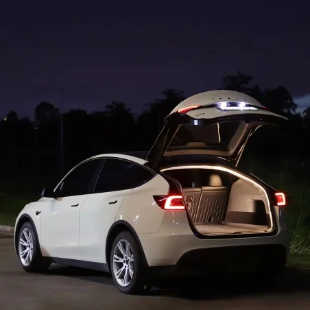 Dual-Mode Trunk LED Strip for Tesla Model Y – Warm & Cool White (3000K & 6000K) - Bismatic.com