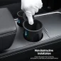 Portabicchieri invisibile in silicone originale per la console centrale del Tesla Model 3/Y (2021-2023) con limitatore di bicchieri