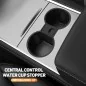 Porte-gobelet central invisible en silicone d'origine pour Tesla Model 3/Y (2021-2023), avec limiteur de gobelets