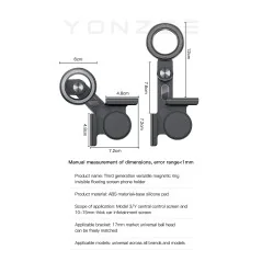 Tesla Model 3/Y (2021-2023) Magnetic Rotatable Phone Holder - Bismatic.com