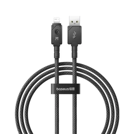 Cavo Dati di Ricarica Veloce Baseus Serie Indistruttibile USB a iPhone Lightning 2.4A - P10355802111-00 - Bismatic.com