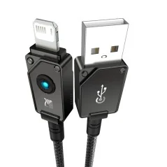 Cavo Dati di Ricarica Veloce Baseus Serie Indistruttibile USB a iPhone Lightning 2.4A - P10355802111-00 - Bismatic.com