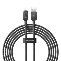 Cable de Datos de Carga Rápida Baseus Serie Indestructible USB a iPhone Lightning 2.4A - P10355802111-00