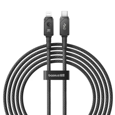 Baseus Premium Unbreakable Series Fast Charging Data Cable Type-C to Lightning for iPhone 11, 12, 13, 14, 15 Series - 20W P10355803111-00