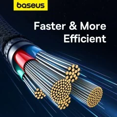 Baseus Premium Unbreakable Series Fast Charging Data Cable Type-C to Lightning for iPhone 11, 12, 13, 14, 15 Series - 20W P10355