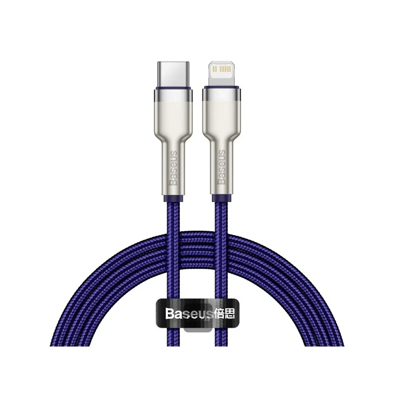 Cable de Datos Baseus Serie Cafule Metal Tipo-C a Lightning PD 20W