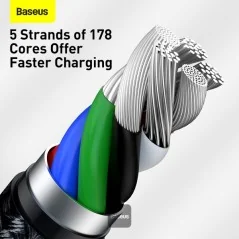 Baseus Cafule Series Metal Data Cable Type-C to Lightning PD 20W - Bismatic.com