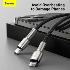 Baseus Cafule Serie Metall-Datenkabel Typ-C zu Lightning PD 20W - Bismatic.com