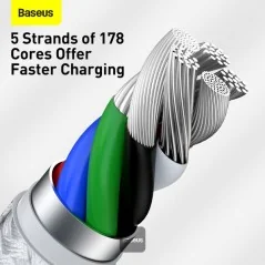 Baseus Cafule Series Metal Data Cable Type-C to Lightning PD 20W - Bismatic.com