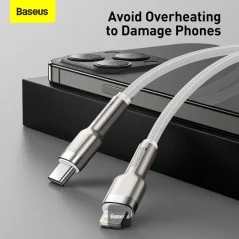 Baseus Cafule Serie Metall-Datenkabel Typ-C zu Lightning PD 20W - Bismatic.com