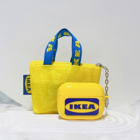 Funda de silicona para AirPods con diseño creativo inspirado en IKEA - Bismatic.com