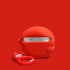 Funda Protectora de Silicona Suave Inspirada en Mario para AirPods con Anillo - Bismatic.com