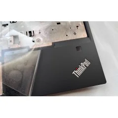 Coque superieur touchpad 01LW421 pour Lenovo Thinkpad E580 E585 E590 E595 (avec lecteur d'empreintes digitales) - Bismatic.com