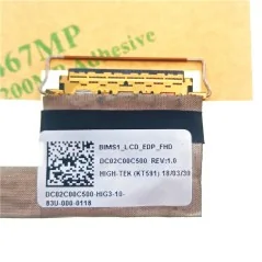 Câble nappe vidéo LVDS 01AW215 DC02C00C500 pour Lenovo ThinkPad S5 E560P - Bismatic.com