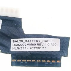 Câble de batterie 0G0FWX DC02002MM00 pour Dell Inspiron 15 5565 5567 - Bismatic.com