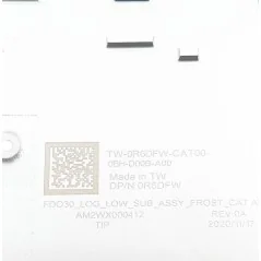 Coque couvercle inférieur 0R6DFW AM2WX000412 pour Dell XPS 13 7390 9310 2-en-1 - Bismatic.com