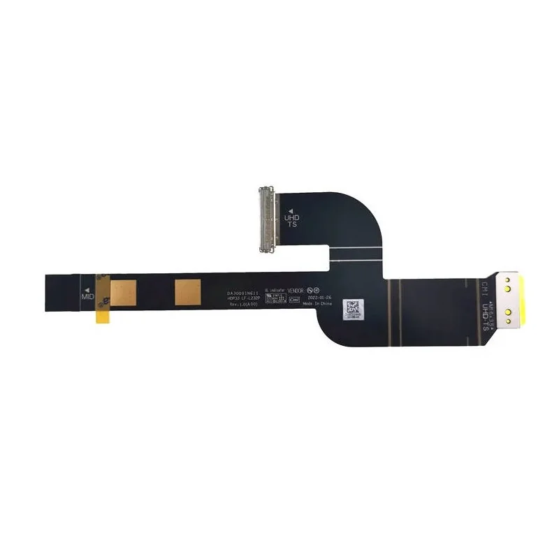 Câble nappe vidéo LVDS 0DT21D LF-L232P DA30001N611 pour Dell XPS 13 9315 (2022) UHD 4K