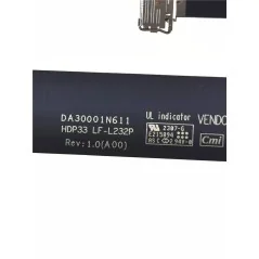 Câble nappe vidéo LVDS 0DT21D LF-L232P DA30001N611 pour Dell XPS 13 9315 (2022) UHD 4K - Bismatic.com