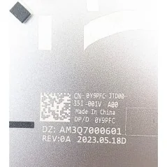 Coque couvercle inférieur 0Y9PFC AM3Q7000601 pour Dell XPS 13 9315 - Bismatic.com