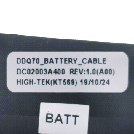 Câble de batterie 0TN6KK DC02003A400 pour Dell Alienware Area 51m R1 R2