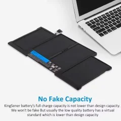 KingSener Laptop Battery A1496 For Apple MacBook Air 13" A1466 2012/2013/2014/2015/2017 MD760LL/A MD761CH