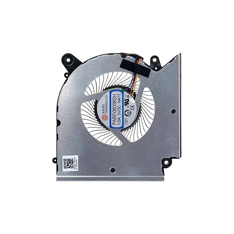 Ventilador PABD08008SH N477 para MSI Creator 16 GF66 GL66 MS-1583 MS-1585