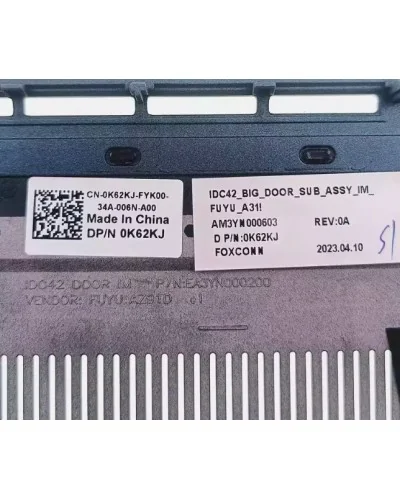 Bottom base cover 0K62KJ AM3YN000603 for Dell Latitude 7440 E7440 - Bismatic.com