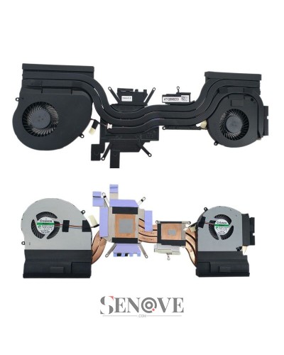 Fan heatsink set (GTX1080 138W) 0FRPY8 AT1QB00BZC0 for Dell Alienware 17 R4 - Bismatic.com